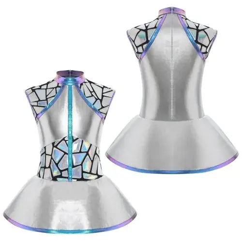 Image de Robe Cosplay Alien Brillante pour Filles