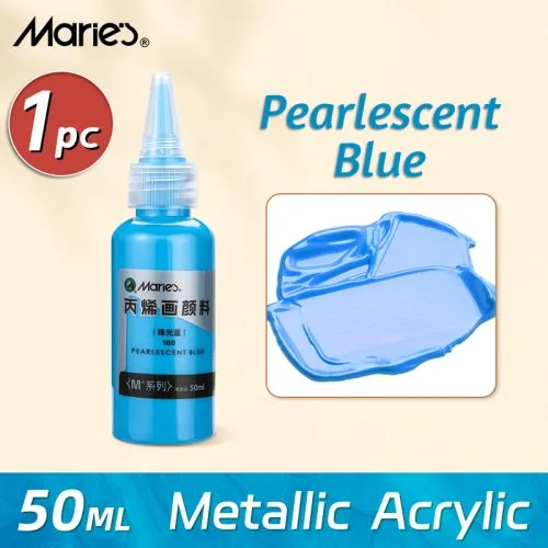 Parelmoer blauw