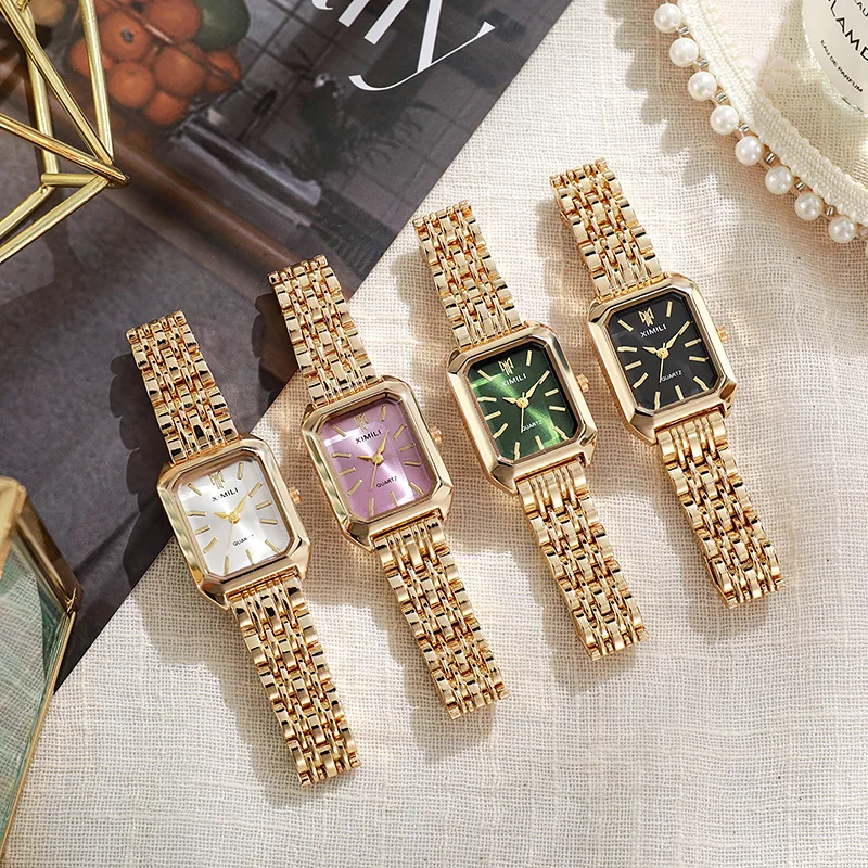 Elegante Edelstahl-Armbanduhr für Frauen – Modern & Luxuriös