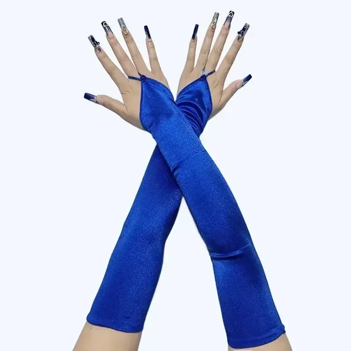 Image de Gants Satin Élégants Années 1920