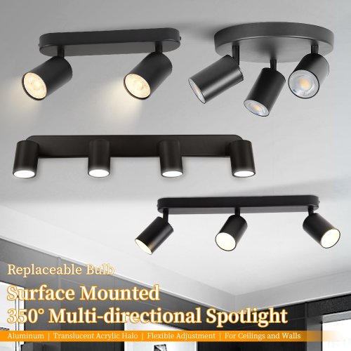 Image de Projecteur LED GU10 Moderne - Luminaire Réglable pour Cuisine & Salle à Manger