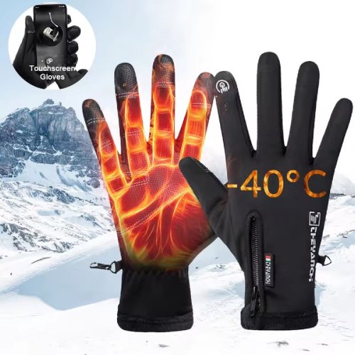 Winterhandschoenen Waterdicht Thermisch Touchscreen Thermisch Winddicht Warme Handschoenen Koud weer Hardlopen Sport Wan