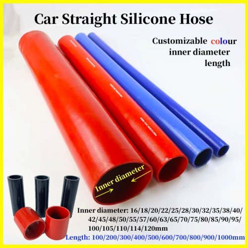Afbeelding van Universele Siliconenslang 100mm - Rode & Zwarte Turbo Inlaatpijp