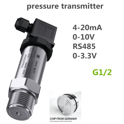 Image de Capteur de Pression Industriel 4-20mA & 0-10V - 1 à 100 bar
