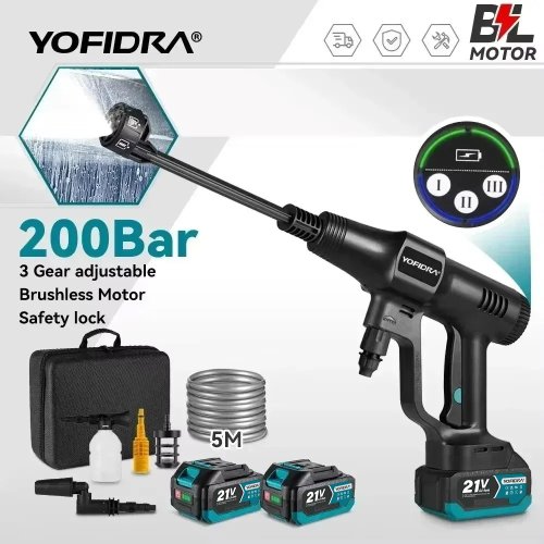 Bild von Hochdruckreiniger 200 Bar – 6-in-1 Spritzpistole für Makita 18V
