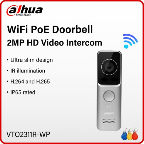 Bild von Dahua 2MP WLAN Türklingel mit POE – Smart Home Video Intercom