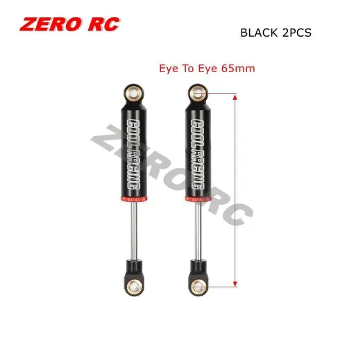 65mm noir 2PCS