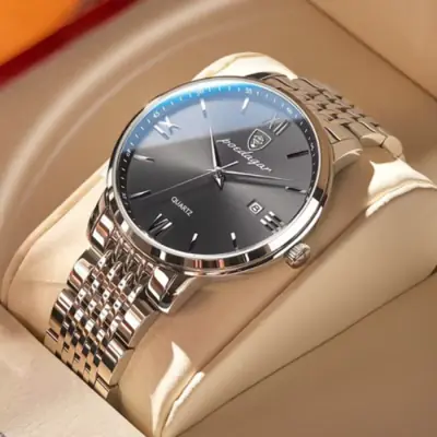 Image de Montre Homme Luxe Sport Étanche - Acier Inoxydable & Lumineuse
