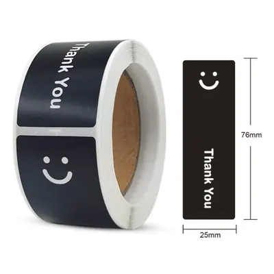Image de Stickers Sourire Noir & Blanc - 120 Pièces