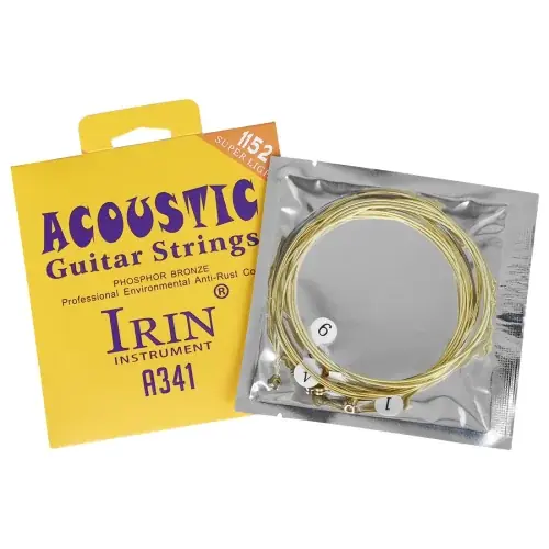 Image de Cordes Acoustiques Bronze Phosphore - Son Riche & Durable