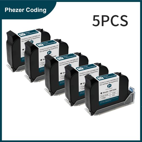 Afbeelding van Handheld Inkjet Printer Cartridge - Sneldrogend Zwart voor Kantoor