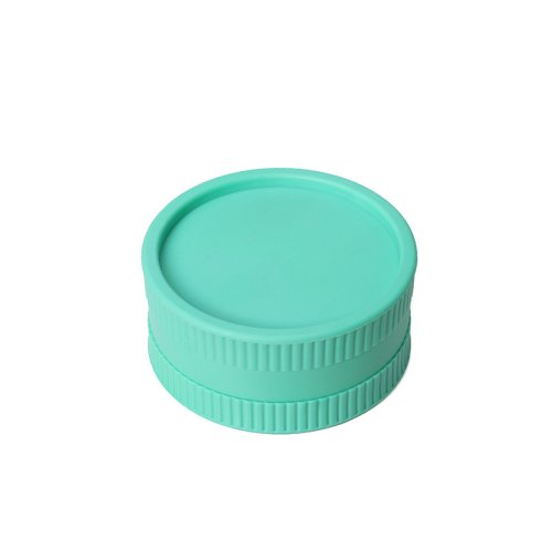 Imagen de Molinillo de hierbas de plástico degradable, artículos para fumar hierba, trituradora de especias y tabaco de 2 capas, accesorios para fumar