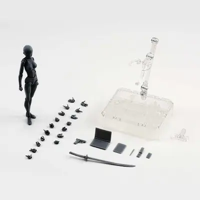 Image de Figurine Articulée Mannequin Dessin Anime - Corps Mobile pour Création