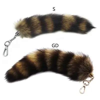 Image de Peluche Queue de Renard - Porte-clés en Fourrure Mignon