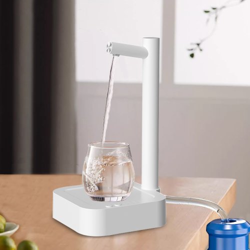 Imagen de Dispensador de Agua Portátil Inteligente con Bomba Eléctrica para Galón - Ideal para Hogar, Acampada y Viajes