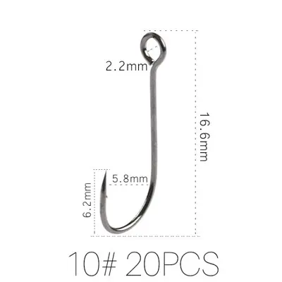 Image de Hameçons Smile Keybarb - 20 Pièces