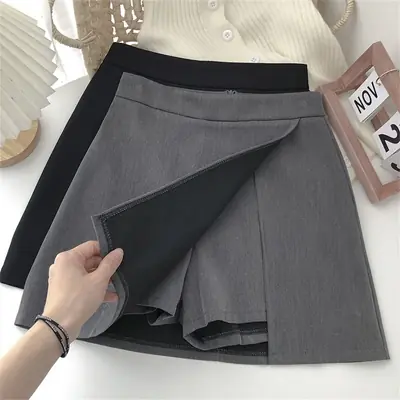 Image de Jupe Irregular A-Ligne Taille Haute - Style Coréen 2025