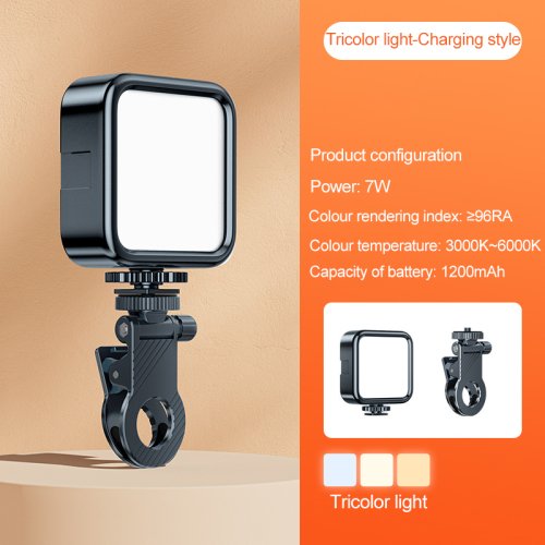 Immagine di Illuminazione LED per Fotografia, Anello Luminoso LED con Treppiede, Lampada ad Anello LED Ricaricab...