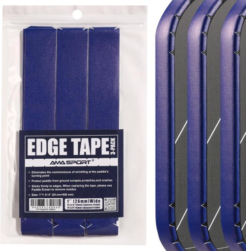 Imagen de Cinta de Protección para Paleta de Pickleball en Azul Marino - Tamaños 13 mm, 16 mm, 19 mm, 20 mm, 23 mm y 26 mm