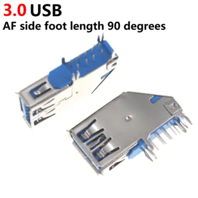 Image de Connecteur USB 3.0 Femelle 90°/180° - Haute Vitesse & Double Transmission