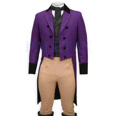 Image de Manteau Long Homme - Tenue de Scène Élégante 3 Pièces
