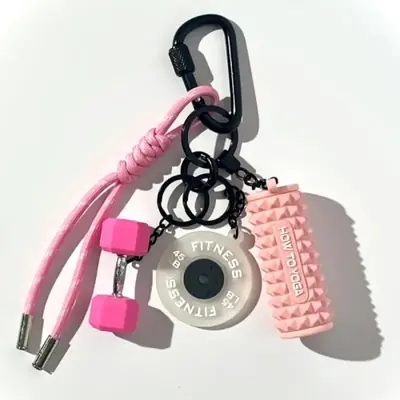 Image de Porte-clés Fitness - Accessoire Sportif pour Passionnés de Musculation