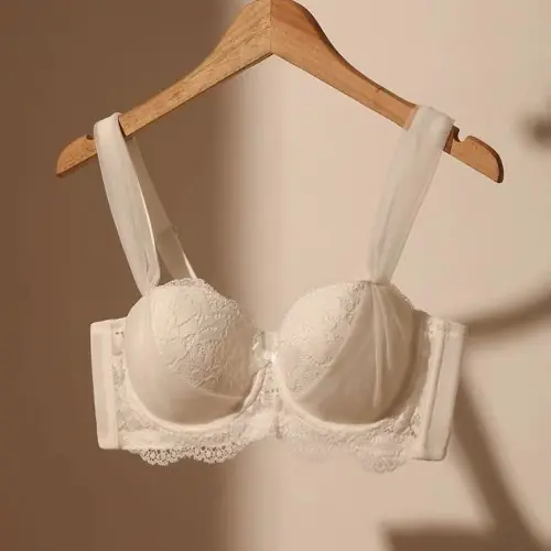 Image de Soutien-Gorge Push-Up Dentelle Grande Taille - Anti-Affaissement