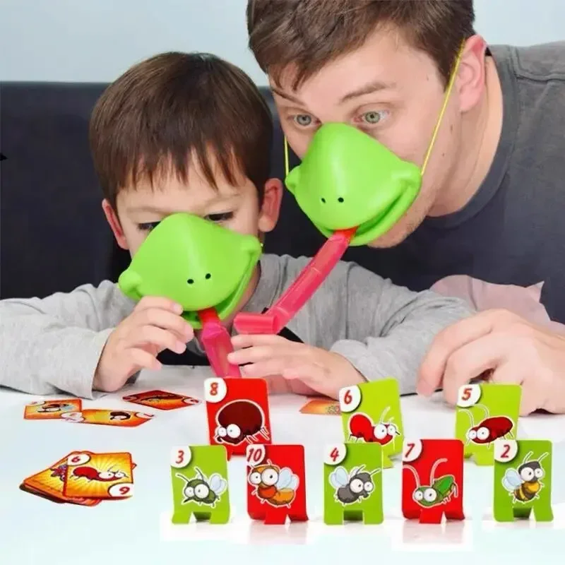 Image de Masque de grenouille rigolo avec langue qui bouge