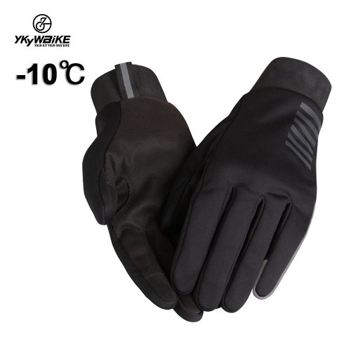 Bild von Wasserdichte Winter-Handschuhe mit Vollfinger für Fahrrad, Roller, Motorrad und Skifahren – Ideal für kaltes Wetter im Outdoor-Sport