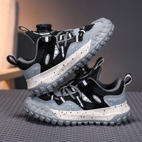 Image of Children's Casual Shoes Rubber Wear-resistant Outsole Running Shoes Trendy Comfortable Convenient Sports Shoes for Kids