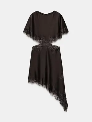 Image de Gilet Dentelle Noir Sans Manches - Élégant & Séduisant
