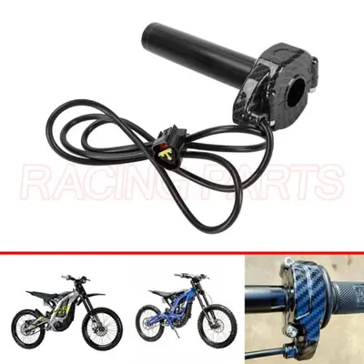 Image de Poignées en Fibre de Carbone pour Vélo Électrique SurRon & LightBee