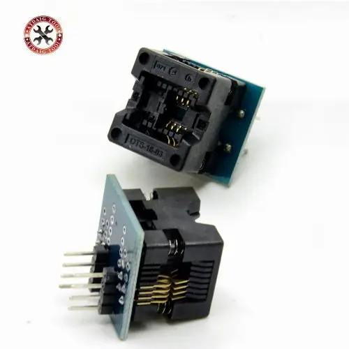 Image de Convertisseur SOIC8/SOP8 à DIP8 - Adaptateur Programmateur