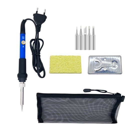Immagine di Saldatore Elettrico Regolabile 60W/80W - Kit Completo per Riparazioni