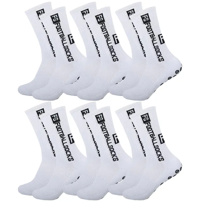 6 pairs white