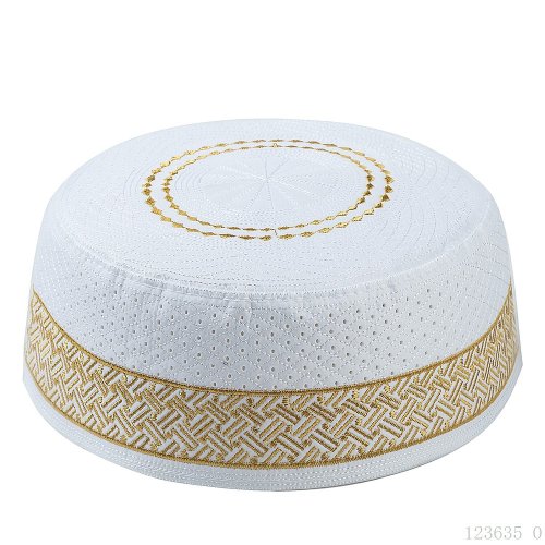 Imagen de Sombrero Islámico Bordado para Hombres