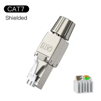Image de Connecteur RJ45 Cat7 Sans Outil - Blindé & Réutilisable