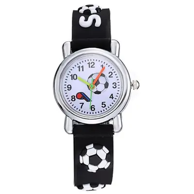 Image de Montre Football Enfant - Design Animé & Silicone Souple