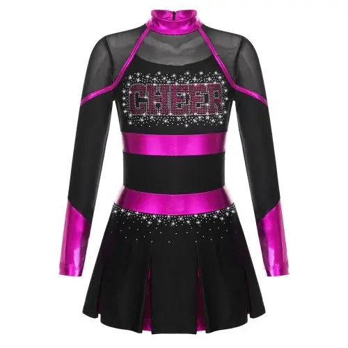 Image de Costume Pom-Pom Girl Étincelant pour Filles