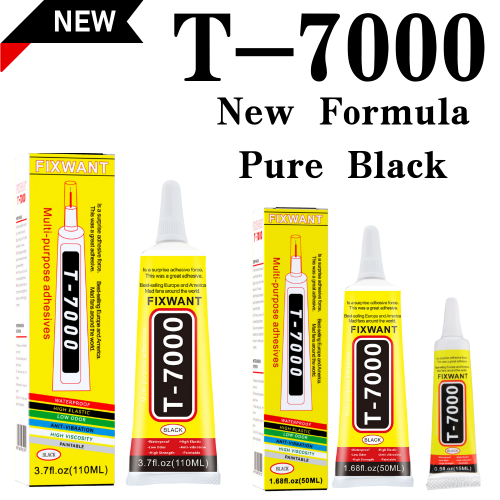 Imagen de Kit de Reparación para Teléfono Móvil Fixwant T7000: Cubierta de Batería, Marco LCD, Adhesivo y Componentes Electrónicos - Negro