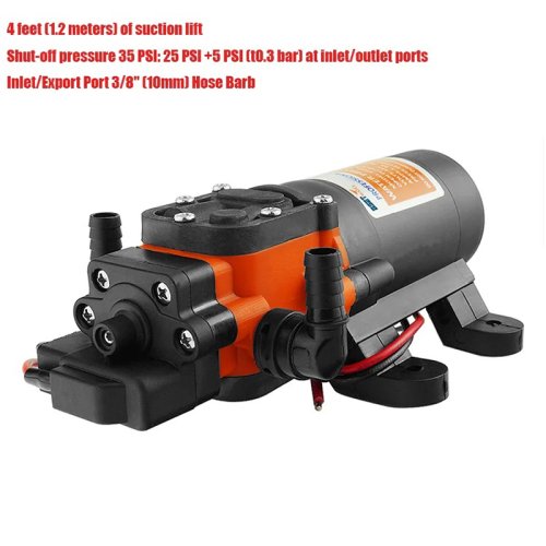 Image de Pompe à Eau Marine 12V - 35 PSI Auto-Amorçante