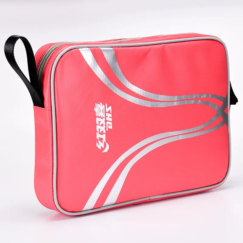 Imagen de Bolsa para Raqueta de Tenis de Mesa DHS RC530 - Funda Protectora Impermeable con Gran Capacidad para 2 Raquetas y Accesorios