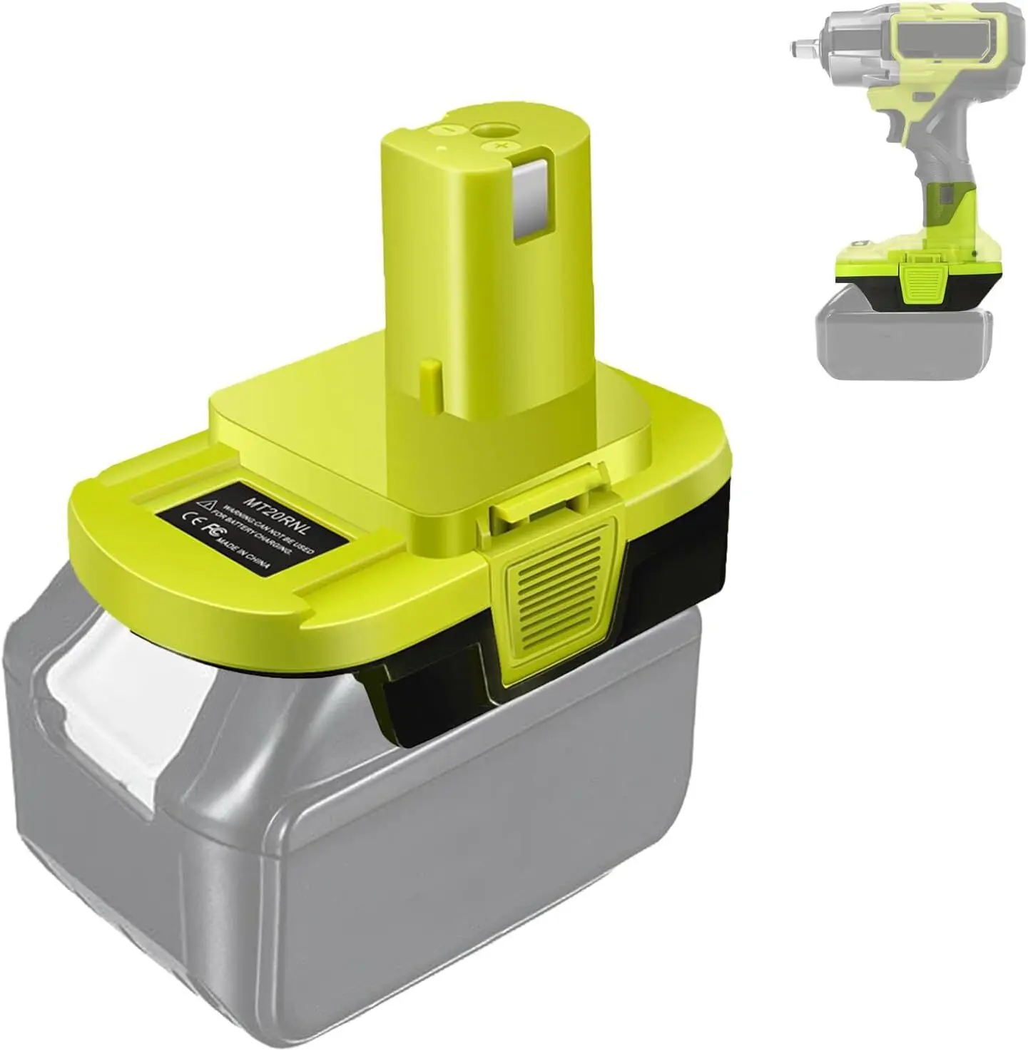 Imagen de Adaptador de Batería 18V Makita a Ryobi - Compatible con Herramientas Eléctricas