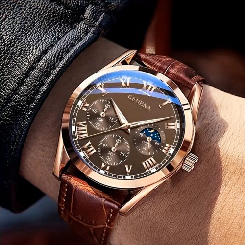Orologio da Uomo al Quarzo Elegante per Look Business e Casual – Design Moderno e Affidabile