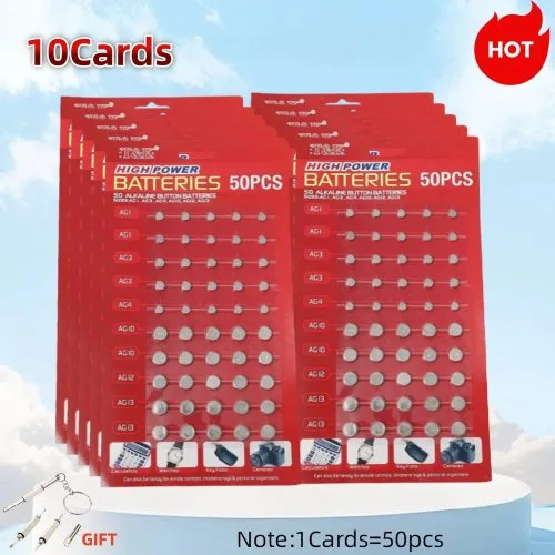 (TE) 50 stuks 10 kaarten