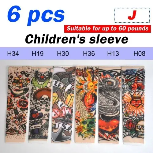 Image de Manchons de Tatouage Enfants - Protection UV & Style