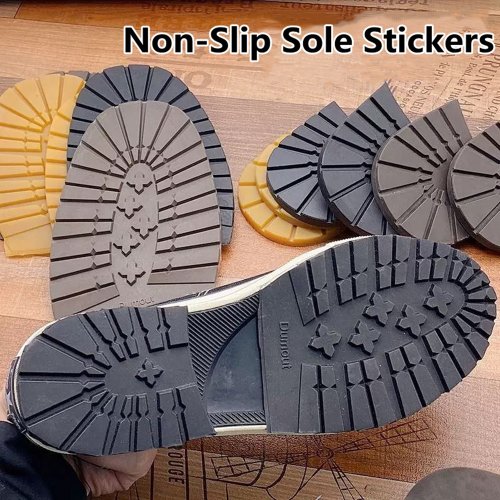 Afbeelding van Antislip Zool Stickers - Dikke Rubberen Buitenzolen voor Herstel & Versterking