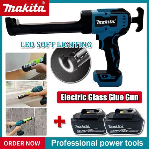 Image de Pistolet à Colle Électrique Sans Fil Makita - Idéal pour Verre, Ciment & Joint