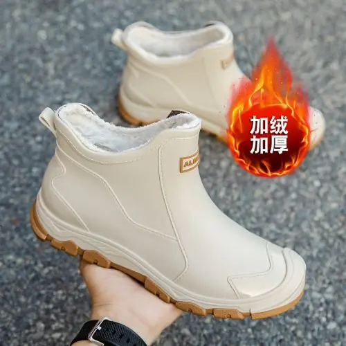 Image de Bottes de Pluie Homme Chaude & Imperméable - Taille 39 à 48