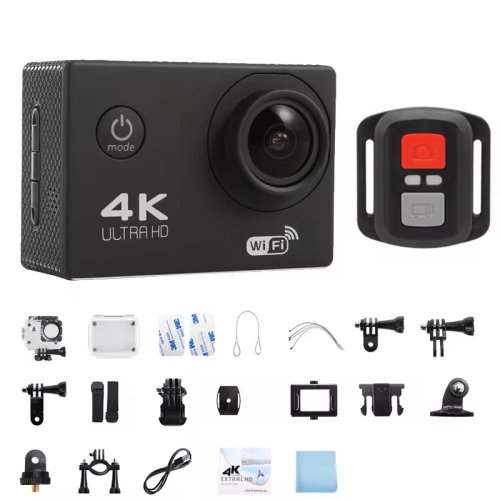 Imagen de Cámara de acción Ultra HD 4K/30fps WiFi 2,0 pulgadas 170D casco impermeable subacuático cámaras de grabación de vídeo cámara deportiva